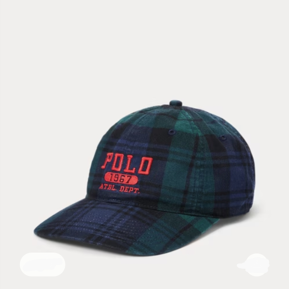 Polo Ralph Lauren Plaid Twill Ball Cap Tartan